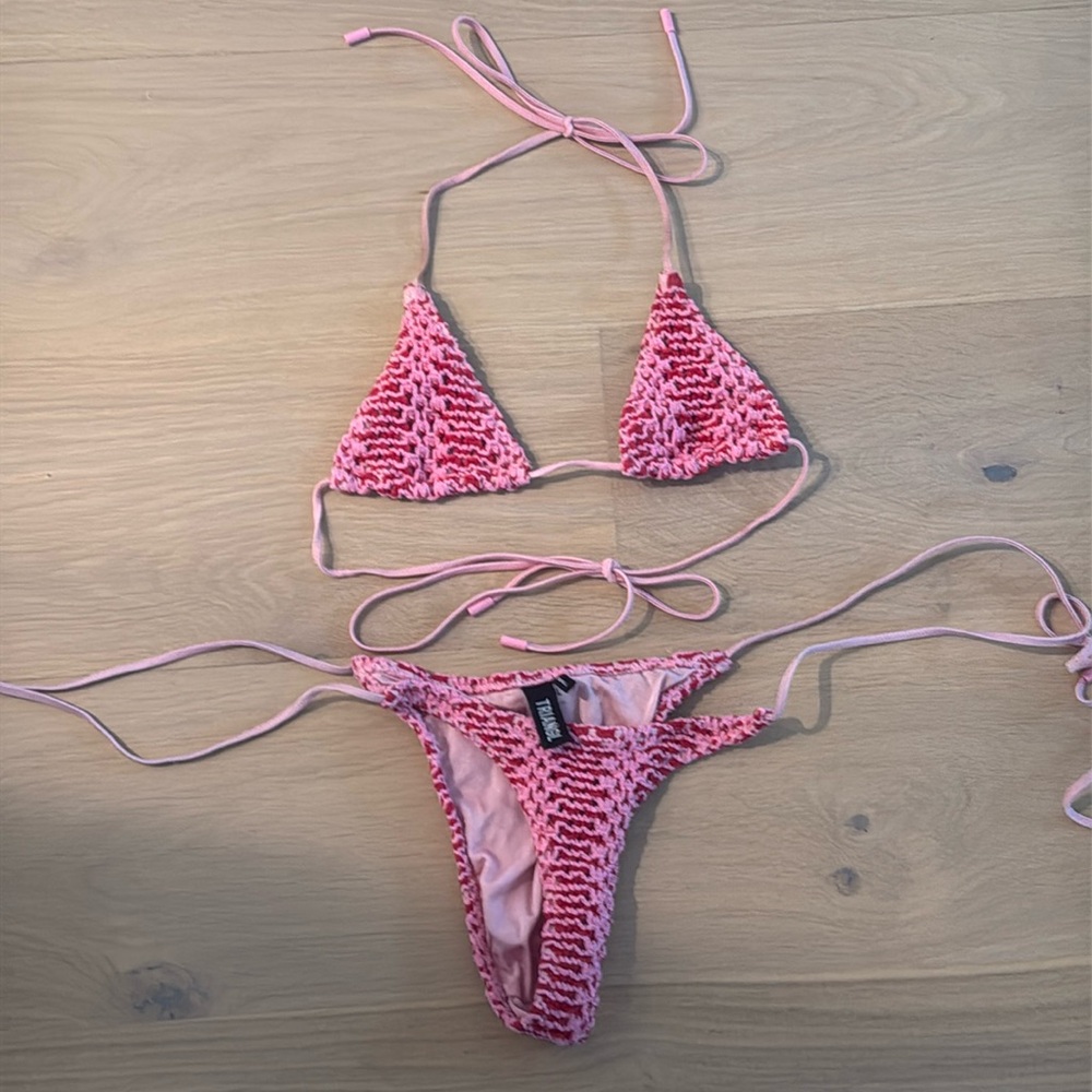 TRIANGL Vinca - Alina crochet knit bikini set